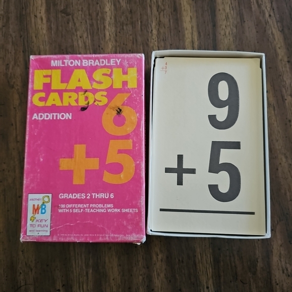 Milton Bradley Flash Cards 1963 Edition - Picture 6 of 8